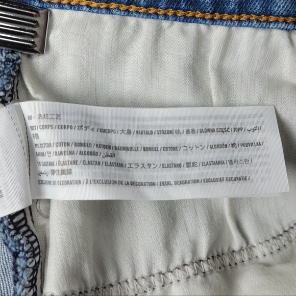 Abercrombie & Fitch High Rise Mom Shorts Size 28/6 - Picture 5 of 9